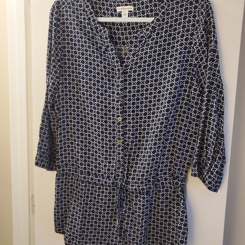 Navy blue tunic